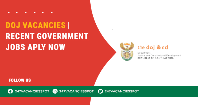 DOJ Vacancies: Government Employment in South Africa’s Legal System